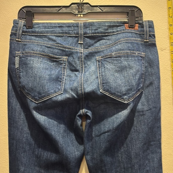 PAIGE Women's Dark Blue Skinny Jeans - Picture 3 of 8